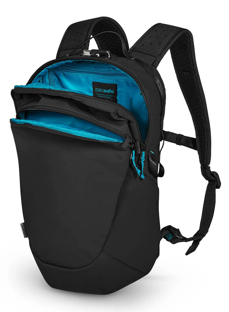 Pacsafe Eco 18L kuprinė ECONYL® juoda