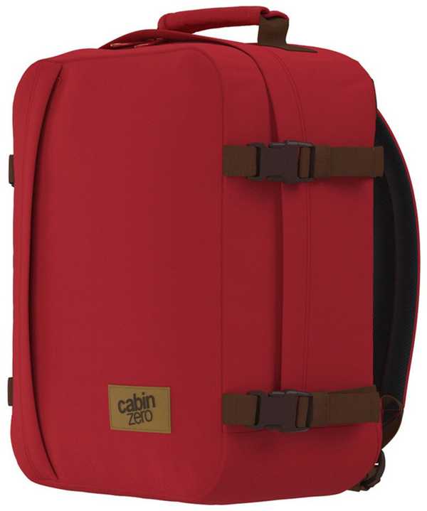 "Krepšys Cabin Zero Classic 28L - CABINZERO - Londono Raudona - 39 cm - Atsparus - Vandens nepralaidus"
