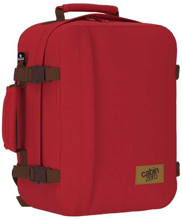 "Krepšys Cabin Zero Classic 28L - CABINZERO - Londono Raudona - 39 cm - Atsparus - Vandens nepralaidus"
