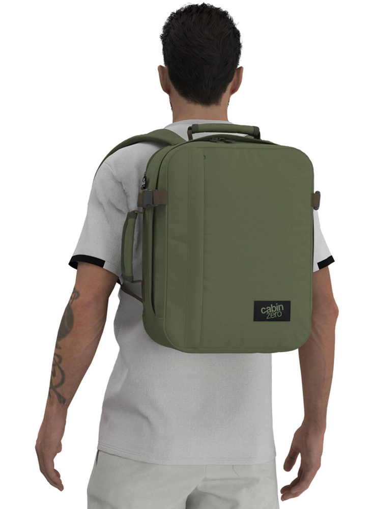 Cabinzero Classic Tech 28l kelioninis kuprinė - Chaki