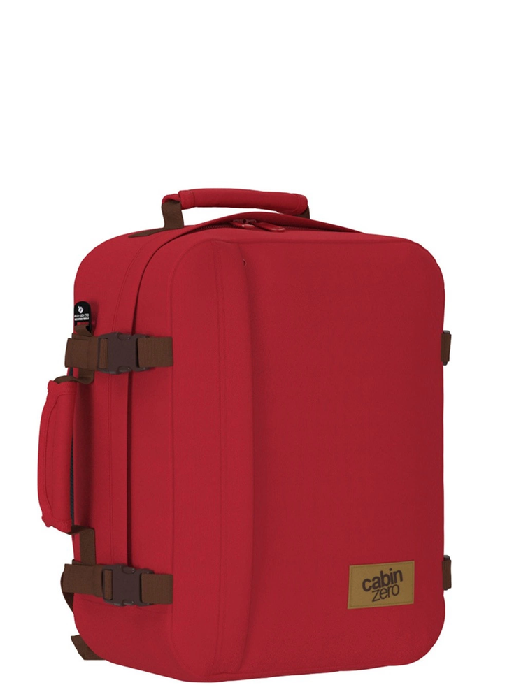 "Krepšys Cabin Zero Classic 28L - CABINZERO - Londono Raudona - 39 cm - Atsparus - Vandens nepralaidus"