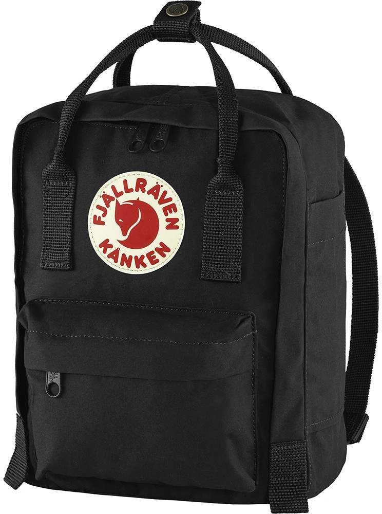Carruzzo Fjällräven Kånken Mini Juodas vaikams miesto mokyklos kuprinė juoda (F23561-550)
