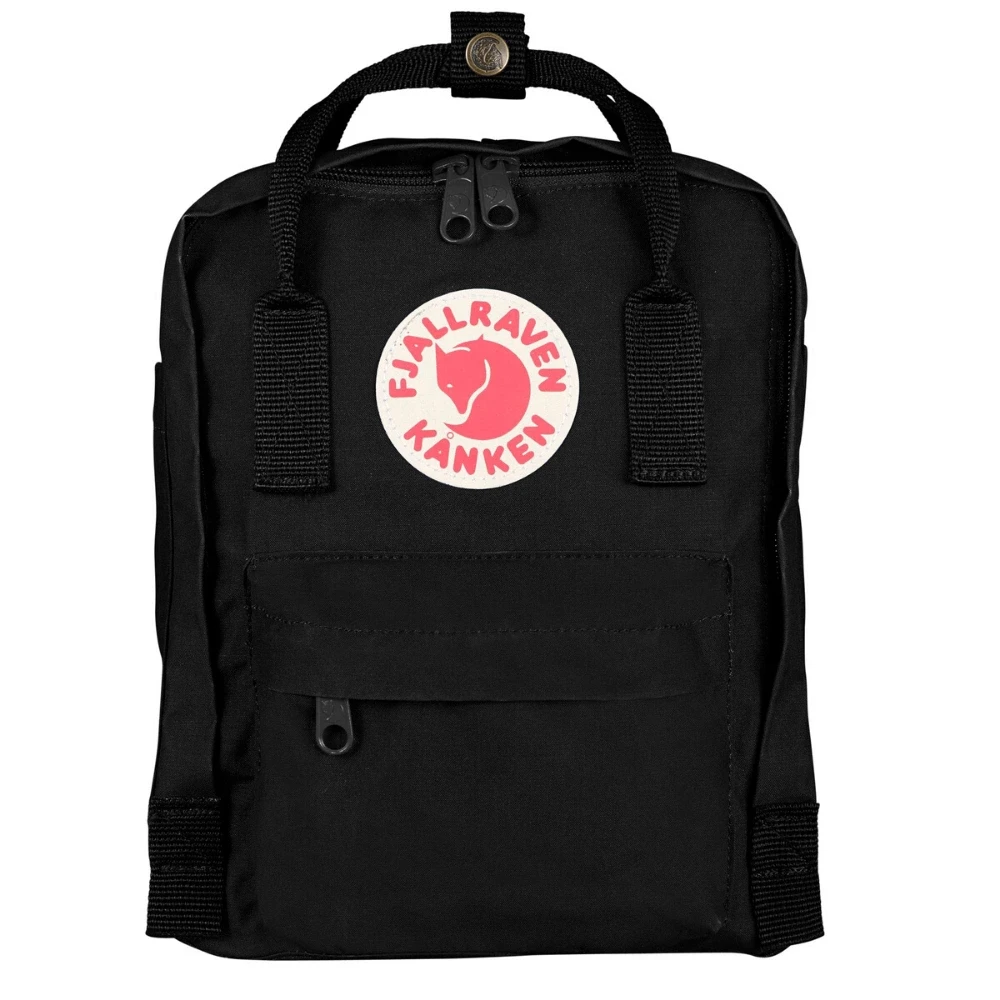 Carruzzo Fjällräven Kånken Mini Juodas vaikams miesto mokyklos kuprinė juoda (F23561-550)