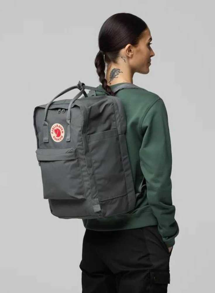Fjällräven Kanken Nešiojamas kompiuteris 17 kuprinė, Frost Žalias