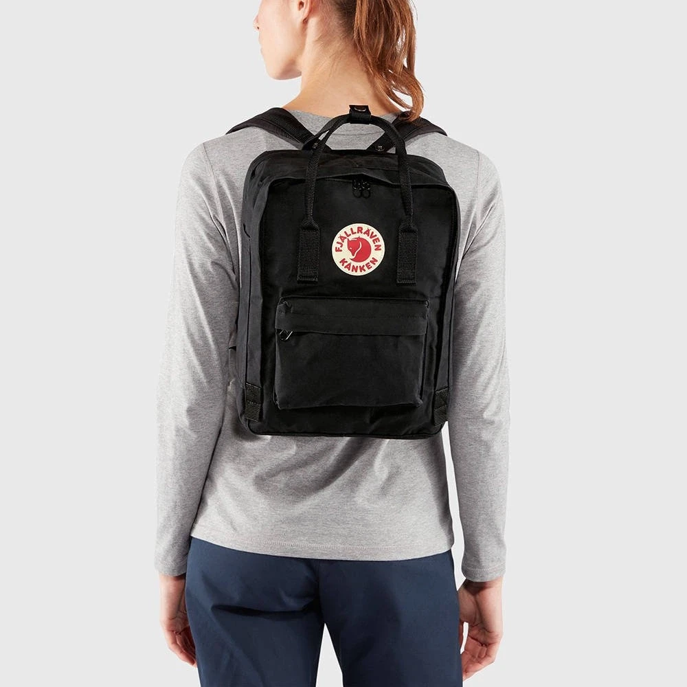 Fjällräven Kanken kuprinė juoda poliamidas, polipropilenas (PP), vinilonas