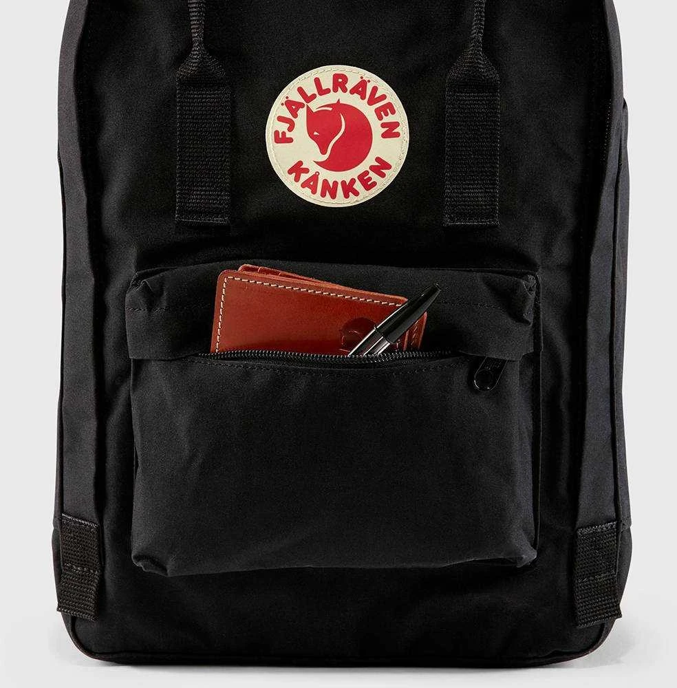 Fjällräven Kanken kuprinė juoda poliamidas, polipropilenas (PP), vinilonas