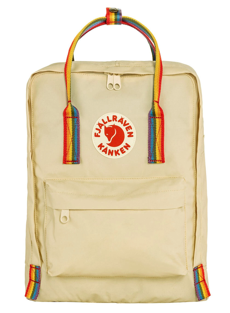 Carruzzo Fjällräven Kanken Rainbow kuprinė Kasdienė kuprinė Ąžuolas Vinilonas