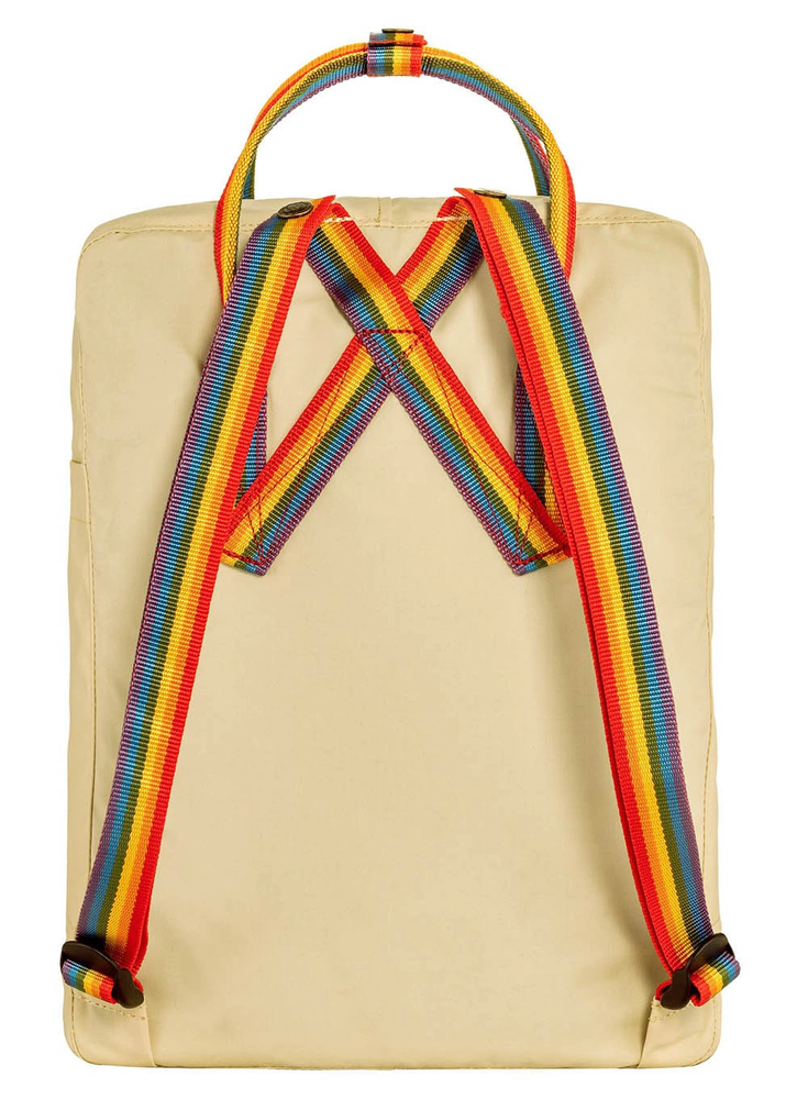 Carruzzo Fjällräven Kanken Rainbow kuprinė Kasdienė kuprinė Ąžuolas Vinilonas