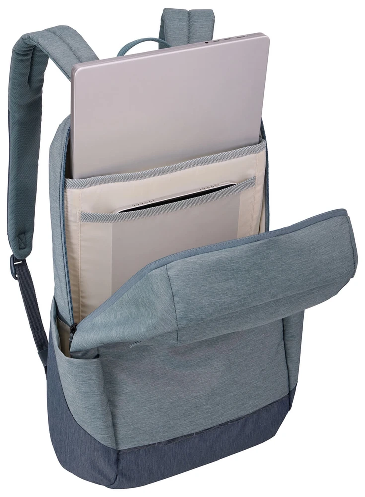 Thule | Lithos | Backpack 20L | Tinka iki 16 " | Nešiojamas kompiuteris backpack | Pond Gray/Dark Slate