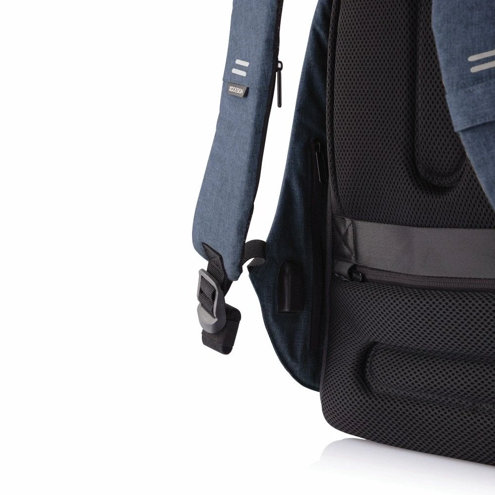 Kuprinė su apsauga nuo vagių XD Design Bobby Hero Regular, Mėlynos spalvos (Pažeista pakuotė)
