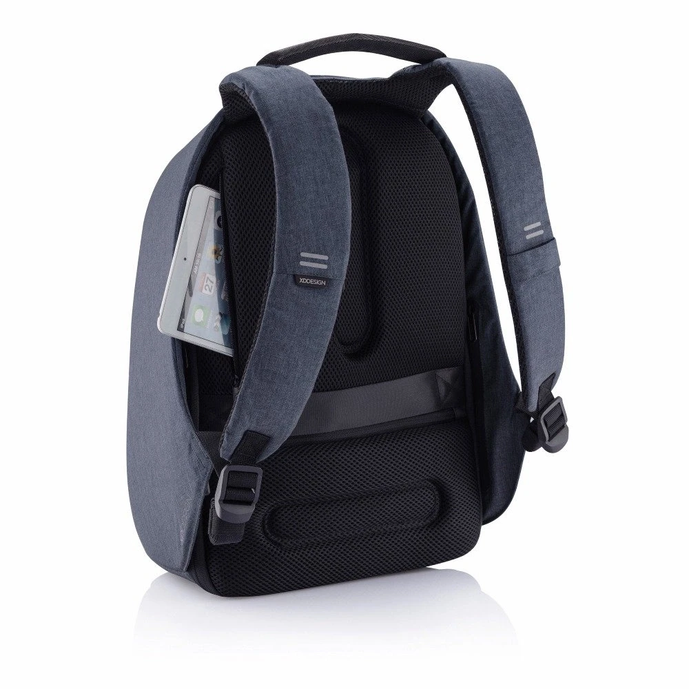 Kuprinė su apsauga nuo vagių XD Design Bobby Hero Regular, Mėlynos spalvos (Pažeista pakuotė)