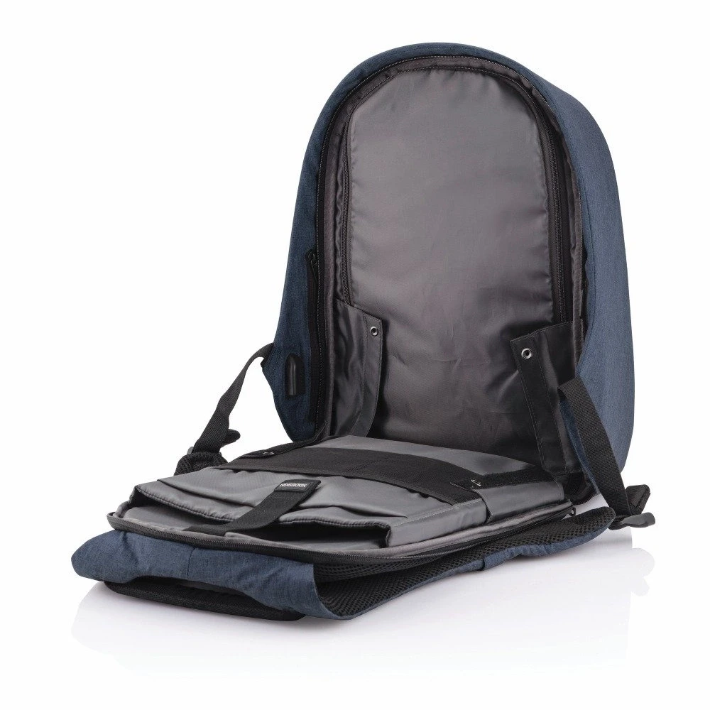 Kuprinė su apsauga nuo vagių XD Design Bobby Hero Regular, Mėlynos spalvos (Pažeista pakuotė)