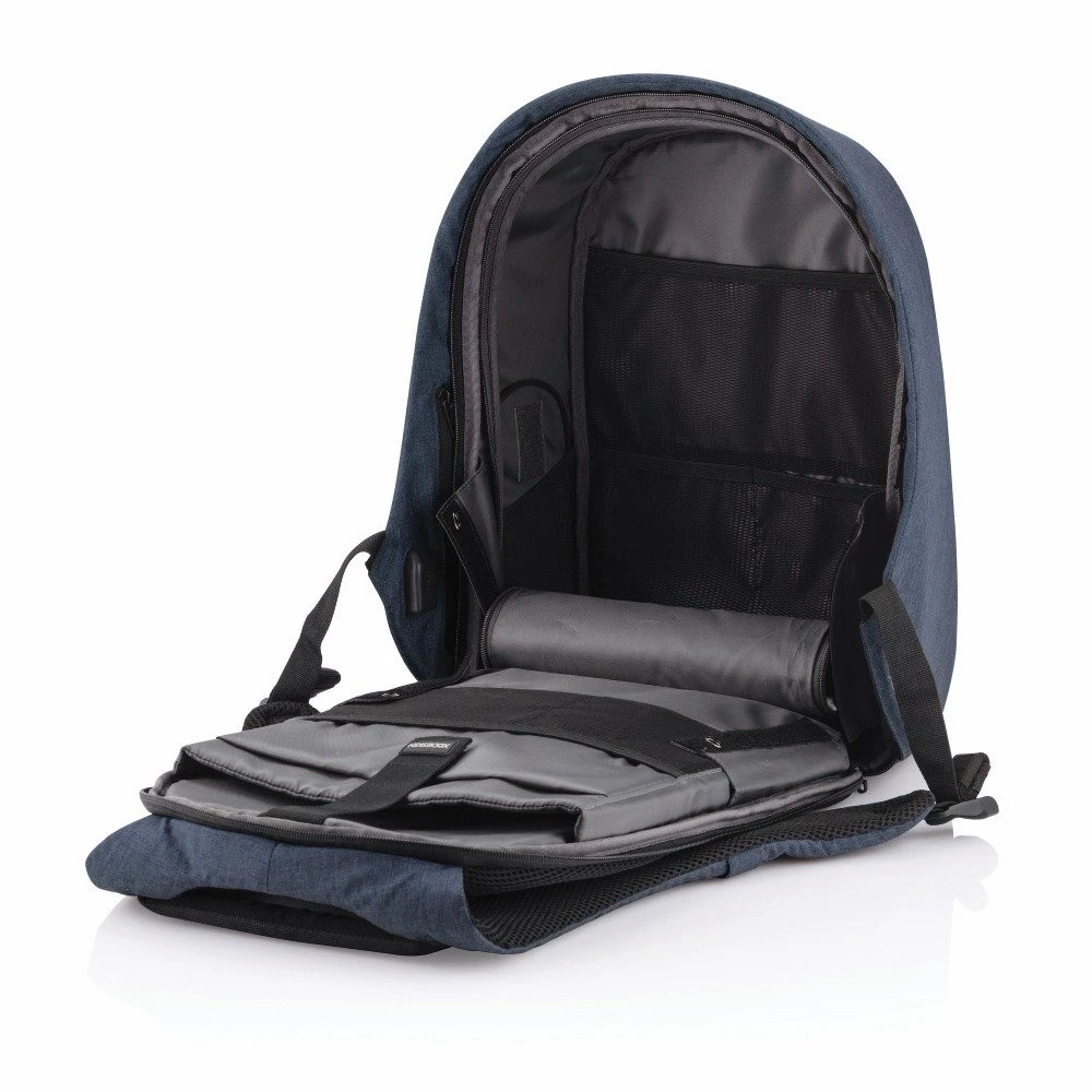 Kuprinė su apsauga nuo vagių XD Design Bobby Hero Regular, Mėlynos spalvos (Pažeista pakuotė)