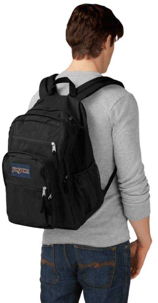 Jansport Big Student kuprinė - talpi, patogi, su skyriumi nešiojamam kompiuteriui