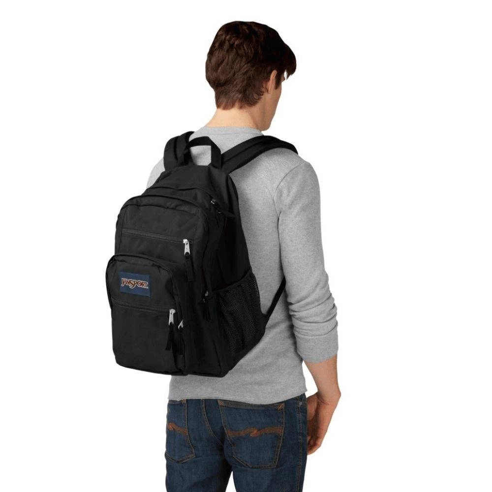 Jansport Big Student kuprinė - talpi, patogi, su skyriumi nešiojamam kompiuteriui
