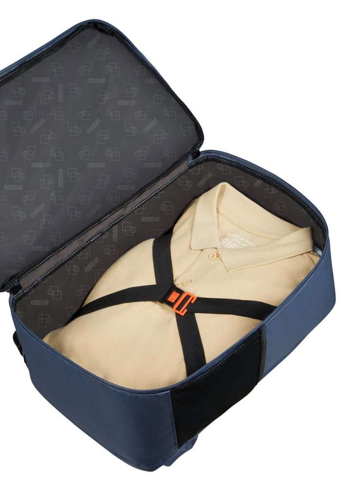 American Tourister Urban Track kuprinė 24l, mėlyna, nešiojamam kompiuteriui