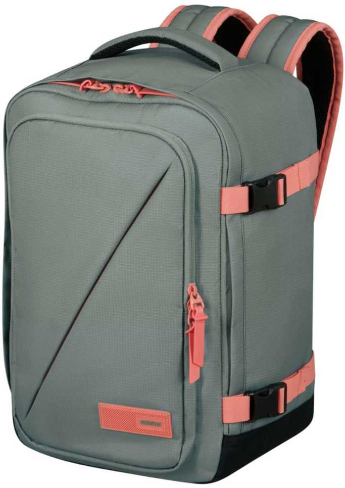 149174 A635 Kuprinė KABINOWY (RYANAIR) AMERICAN TOURISTER TAKE2CABIN S SAGE/CORAL