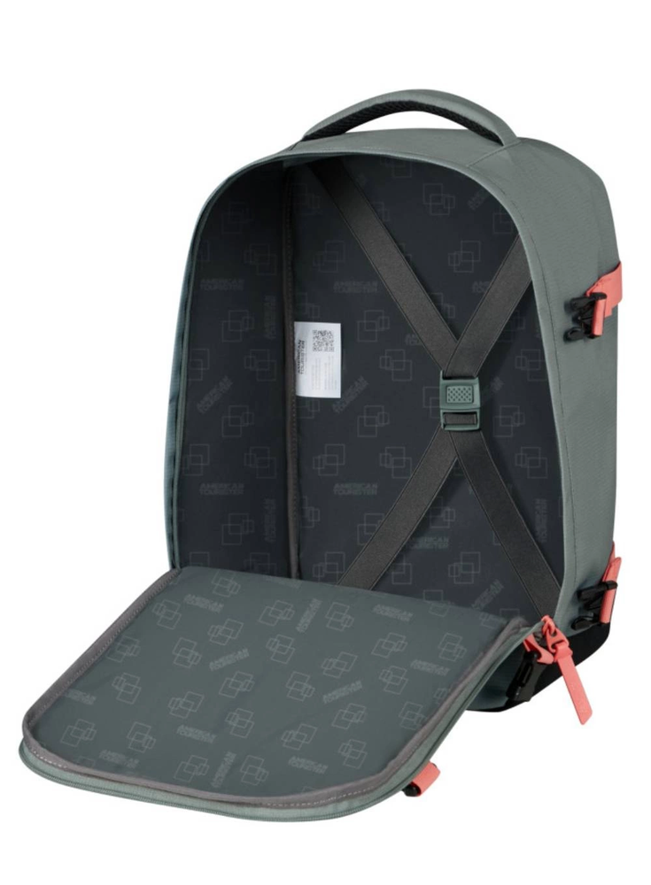 149174 A635 Kuprinė KABINOWY (RYANAIR) AMERICAN TOURISTER TAKE2CABIN S SAGE/CORAL