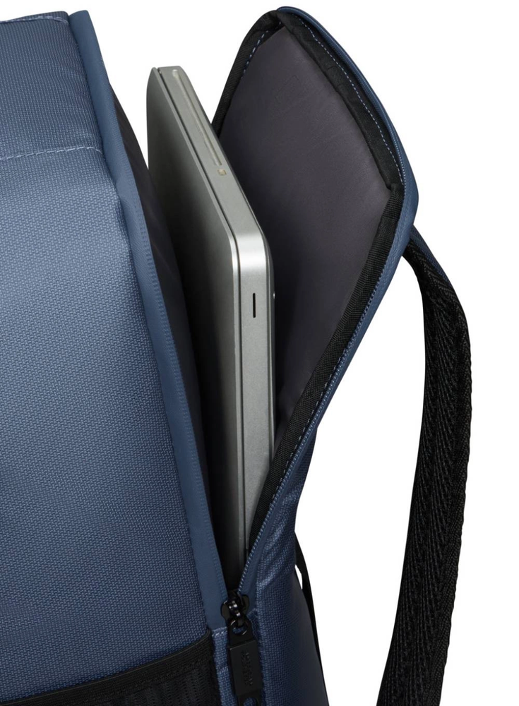 American Tourister Urban Track kuprinė 24l, mėlyna, nešiojamam kompiuteriui