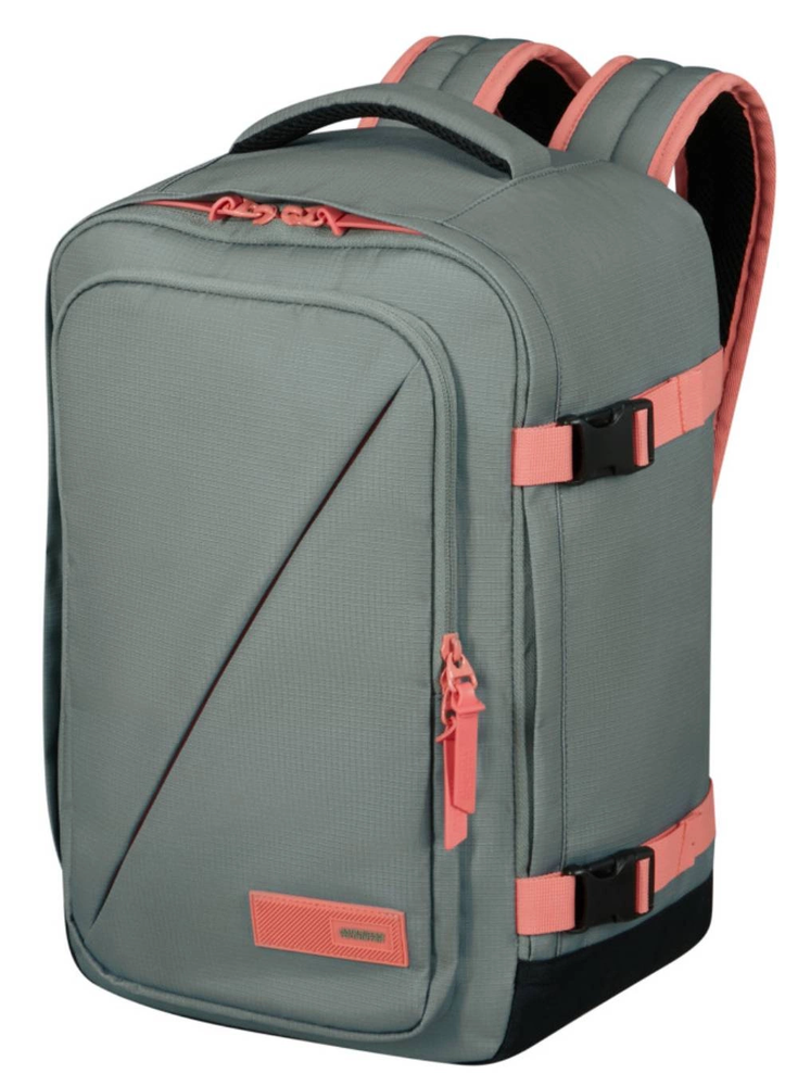 149174 A635 Kuprinė KABINOWY (RYANAIR) AMERICAN TOURISTER TAKE2CABIN S SAGE/CORAL
