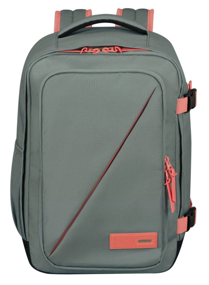 149174 A635 Kuprinė KABINOWY (RYANAIR) AMERICAN TOURISTER TAKE2CABIN S SAGE/CORAL