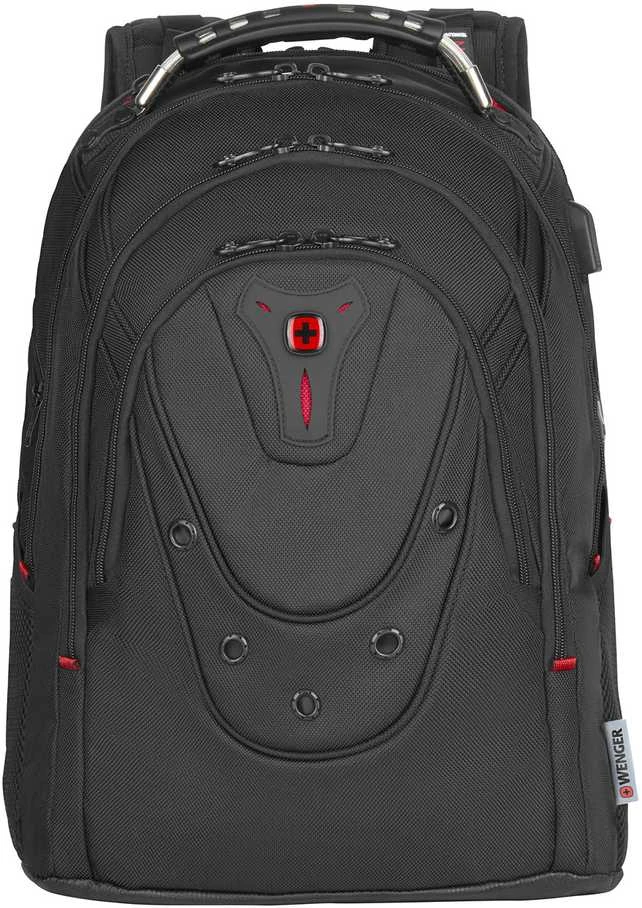 Wenger Ibex Ballistic Deluxe nešiojamojo kompiuterio kuprinė 16 juoda