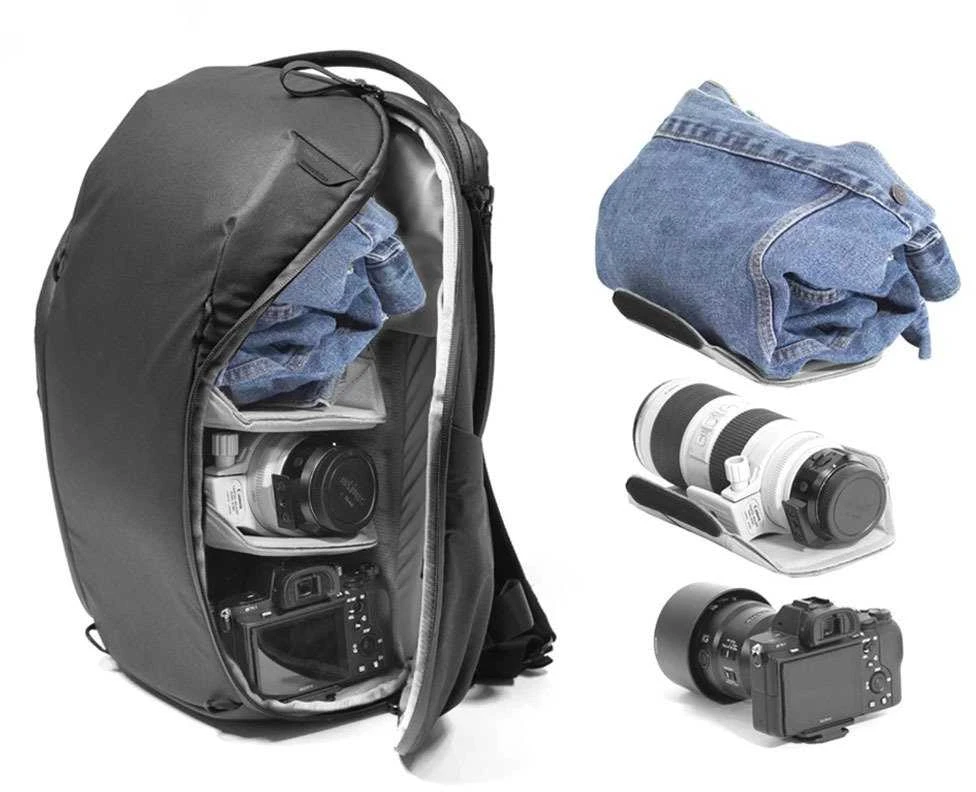 Peak Design Everyday kuprinė Zip V2 20L, vidurnaktis