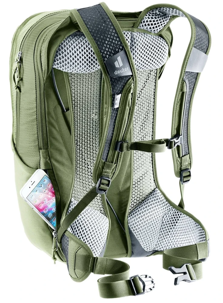 Dviratininkų kuprinė Deuter Race Air 14+3 - Clover