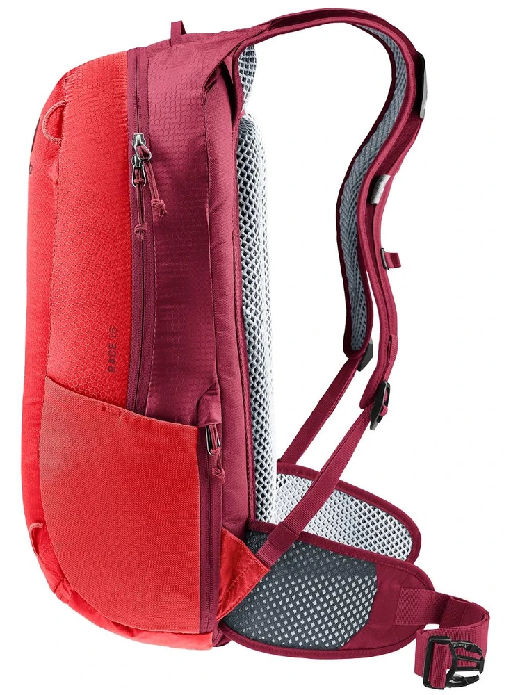 Deuter Race 16 – žygio kuprinė (Cherry/Masala)