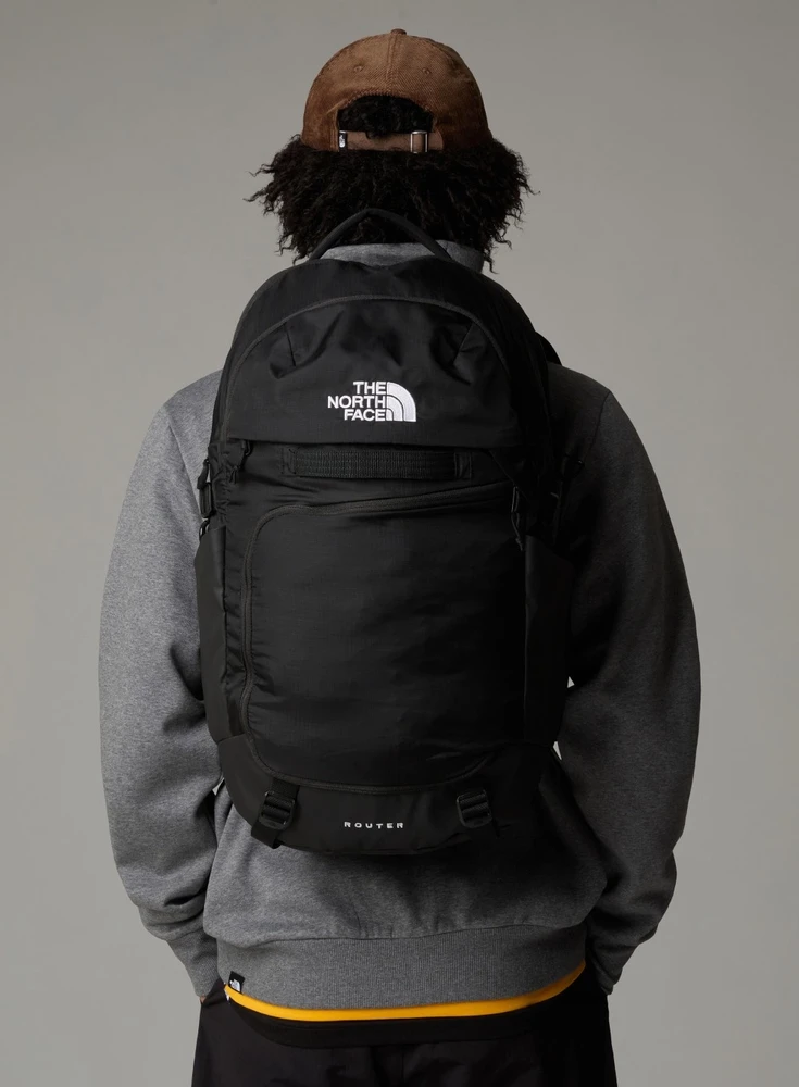 TNF The North Face Maršrutizatorius kuprinė Turistinė kuprinė Juoda Nailonas, Perdirbtas poliesteris