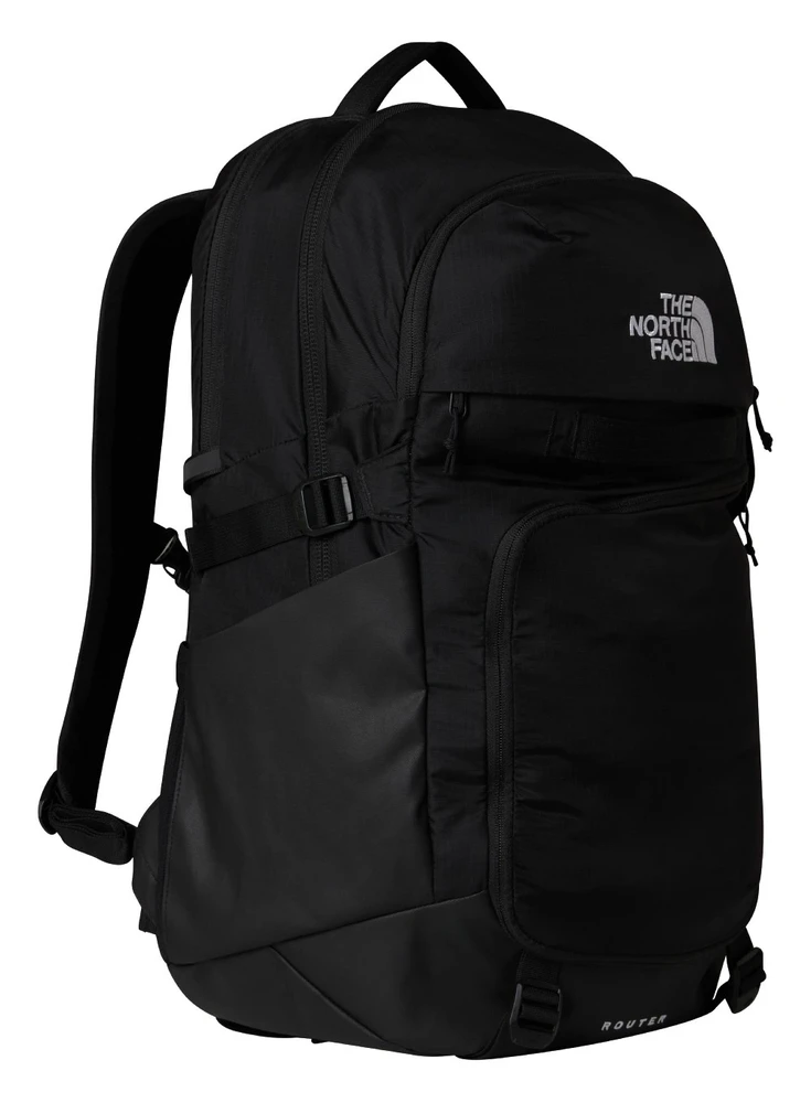 TNF The North Face Maršrutizatorius kuprinė Turistinė kuprinė Juoda Nailonas, Perdirbtas poliesteris
