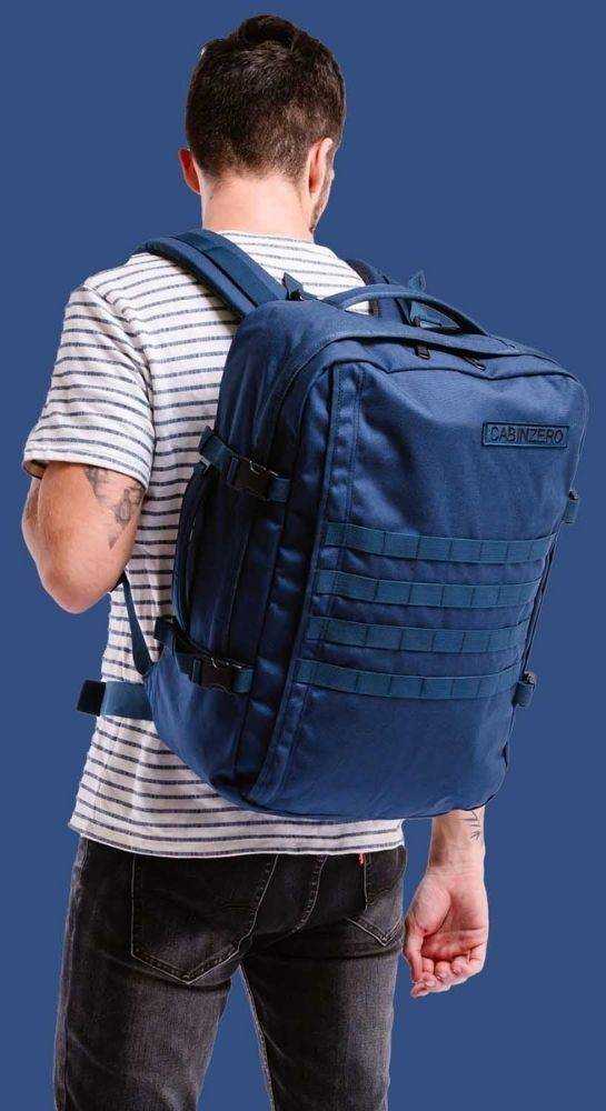 Cabinzero Karinė 18 colių 44 litrų nešiojamoji kuprinė Navy 55 1811 NAVY