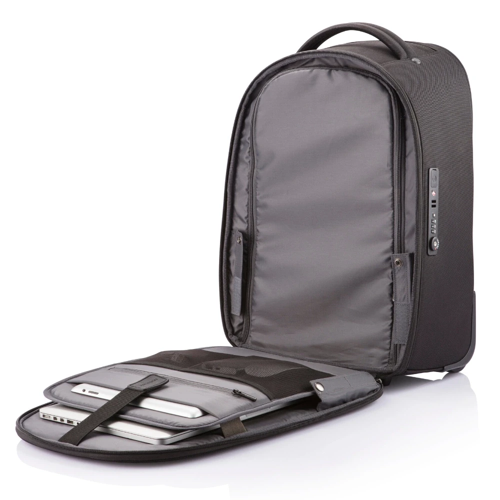 Kuprinė/rankinė su ratukais XD Design Bobby Trolley juodas P705.771