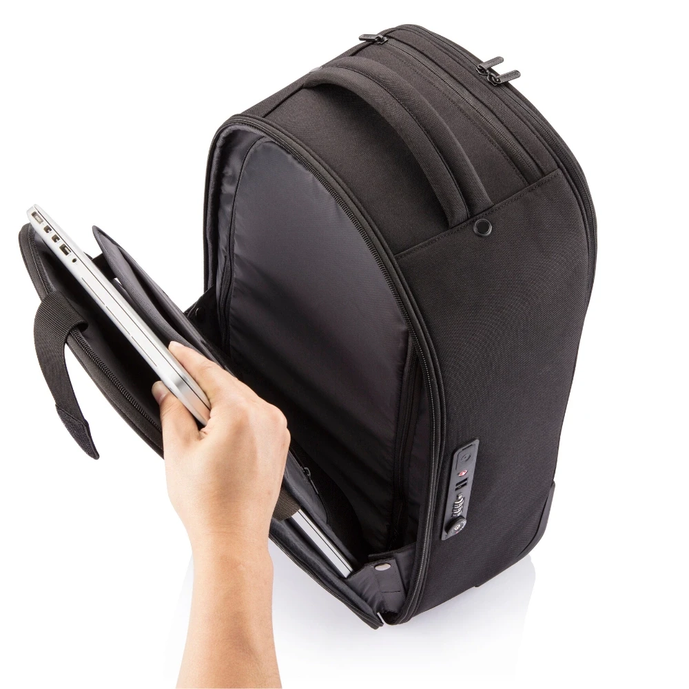 Kuprinė/rankinė su ratukais XD Design Bobby Trolley juodas P705.771