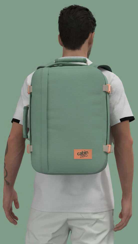 Cabinzero Classic 36l kelioninis rankinis bagažo dydžio kuprinė