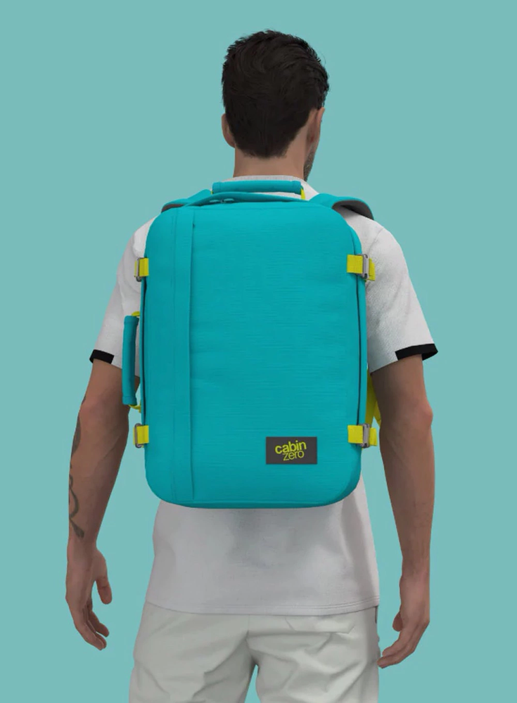 Kelioninis rankinio bagažo dėklas Cabinzero Classic 36l Aqua Lagoon