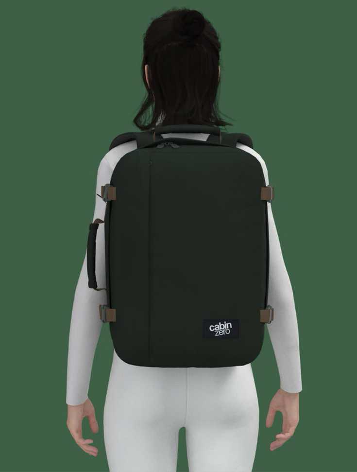 Kuprinė do samolotu CabinZero Classic 36 L - juodas sand