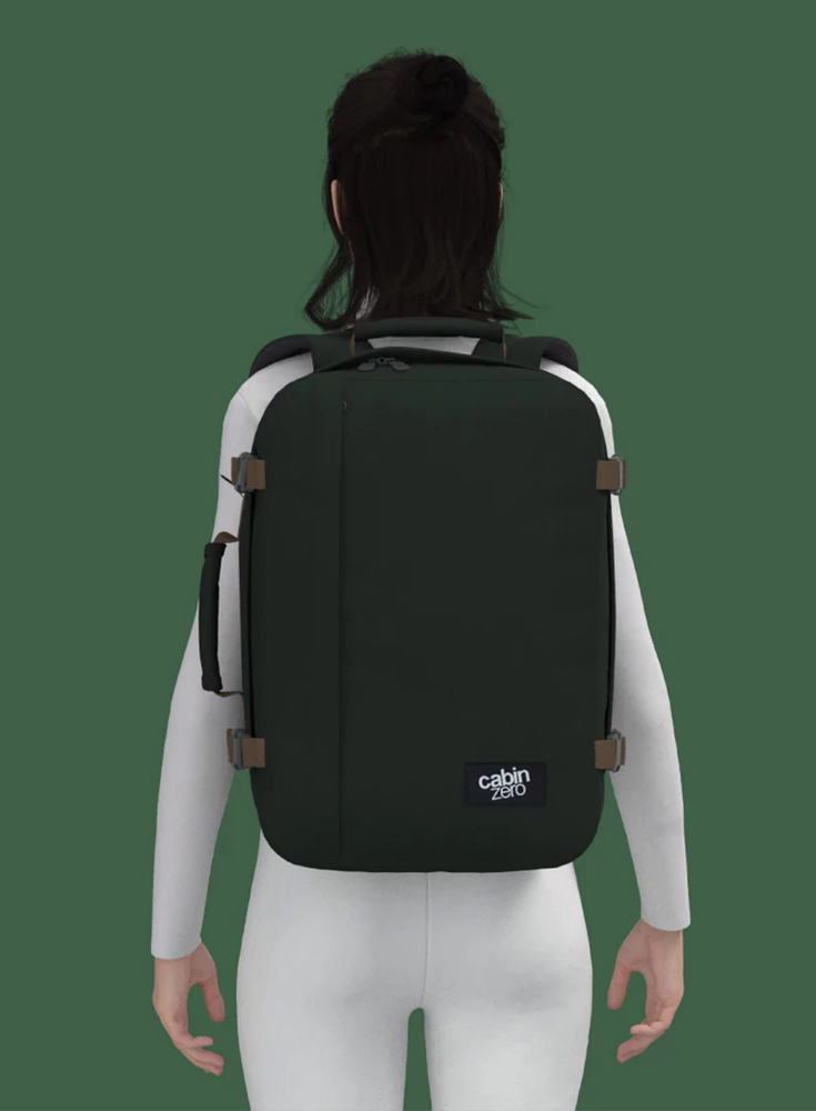Kuprinė do samolotu CabinZero Classic 36 L - juodas sand