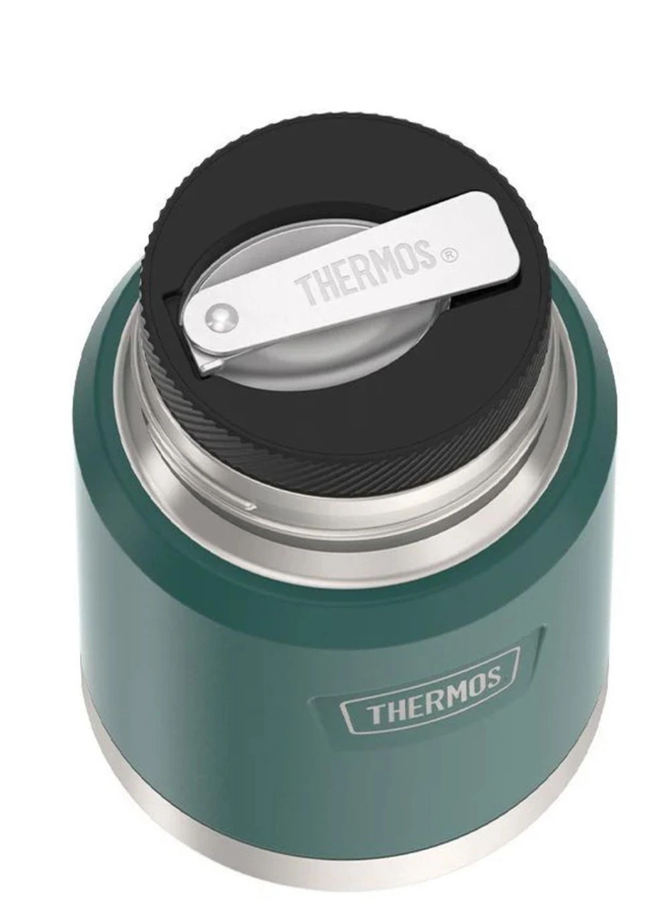 Thermos Icon 470 ml maisto termosas su sulankstomu šaukštu - žalias