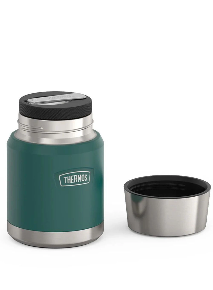 Thermos Icon 470 ml maisto termosas su sulankstomu šaukštu - žalias
