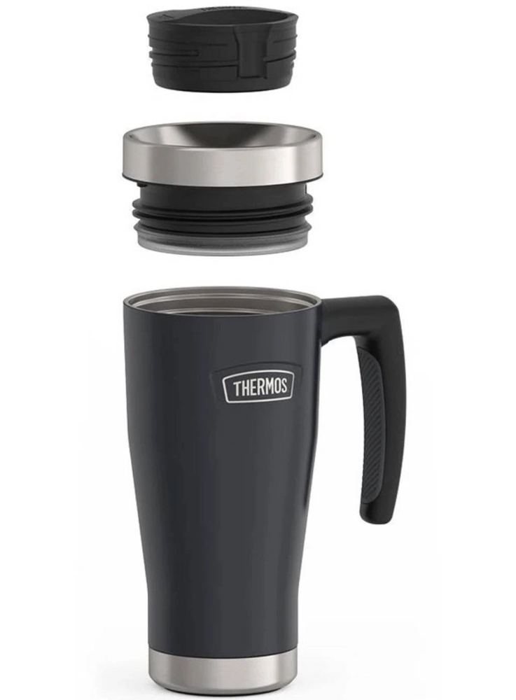 Thermos Puodelis Termiczny Icon Mug 0,47 L Juodas