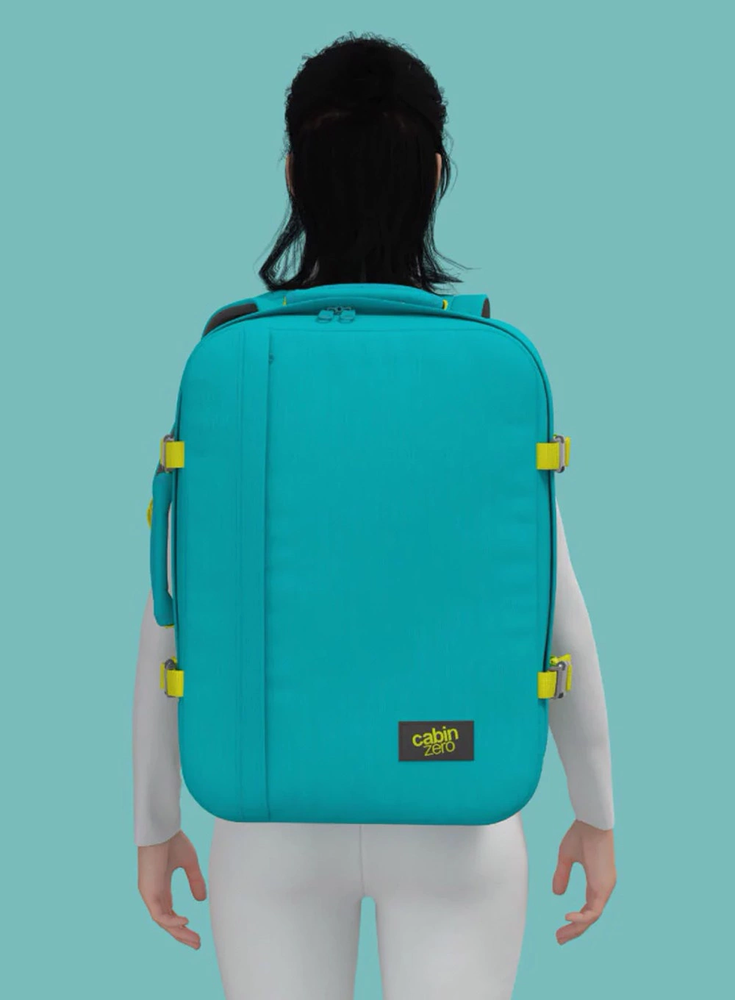 Cabinzero Classic 44l kelioninis lagaminas-kuprinė Aqua Lagoon