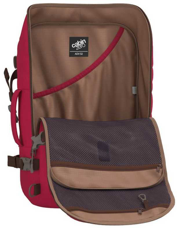 Cabinzero Adv 32l kelioninis rankinis bagažas, rožinis