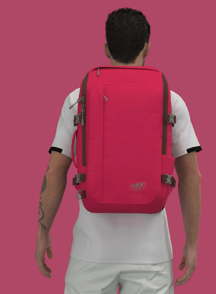 Cabinzero Adv 32l kelioninis rankinis bagažas, rožinis