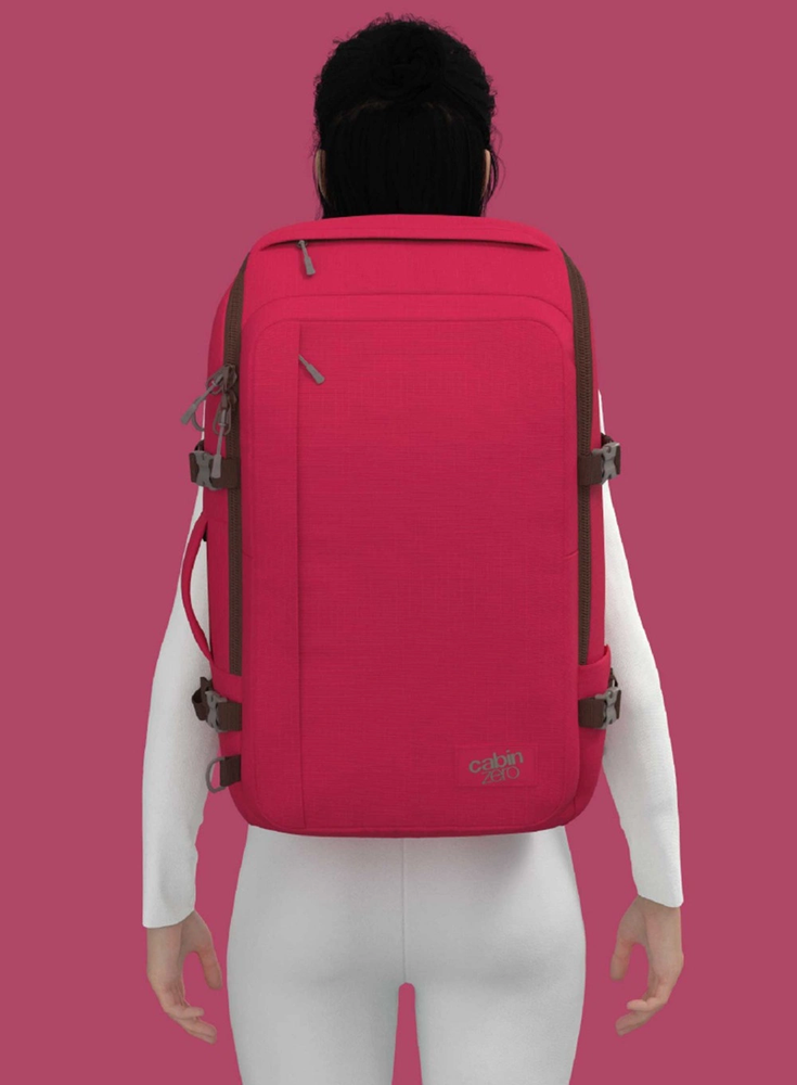 Cabinzero Adv 42l kelioninis kuprinės-rankinės dėklas, Miami Magenta