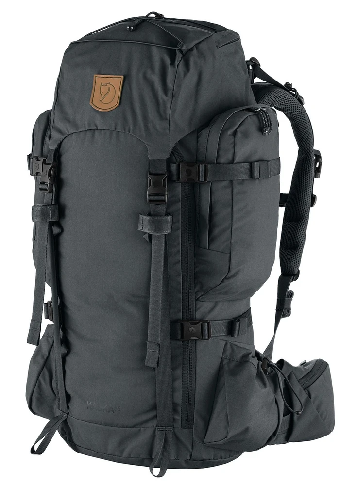 Kuprinė trekkingowy Fjallraven Kajka 55 - coal juodas dydis: s_m