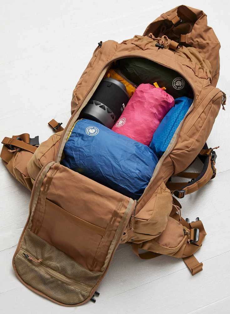 Kuprinė trekkingowy Fjallraven Kajka 55 - coal juodas dydis: s_m