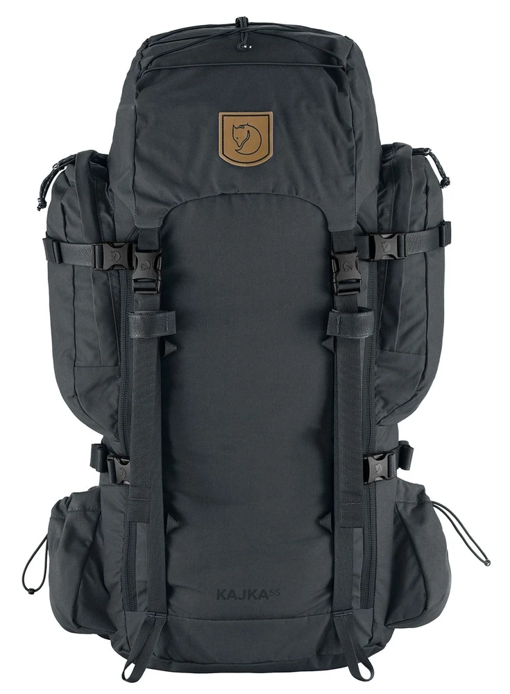 Kuprinė trekkingowy Fjallraven Kajka 55 - coal juodas dydis: s_m