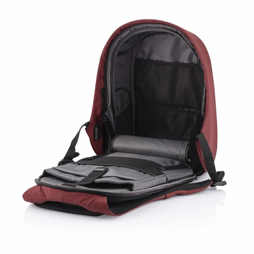 Kuprinė su apsauga nuo vagių XD Design Bobby Hero Regular, Raudonos spalvos