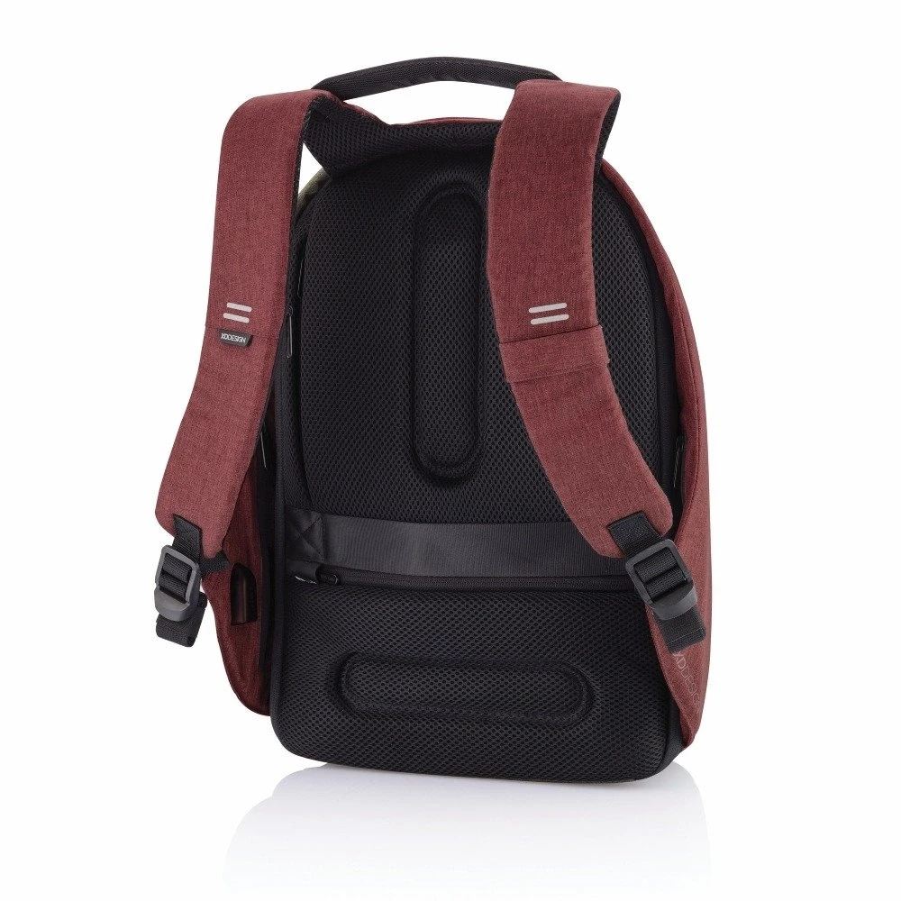 Kuprinė su apsauga nuo vagių XD Design Bobby Hero Regular, Raudonos spalvos